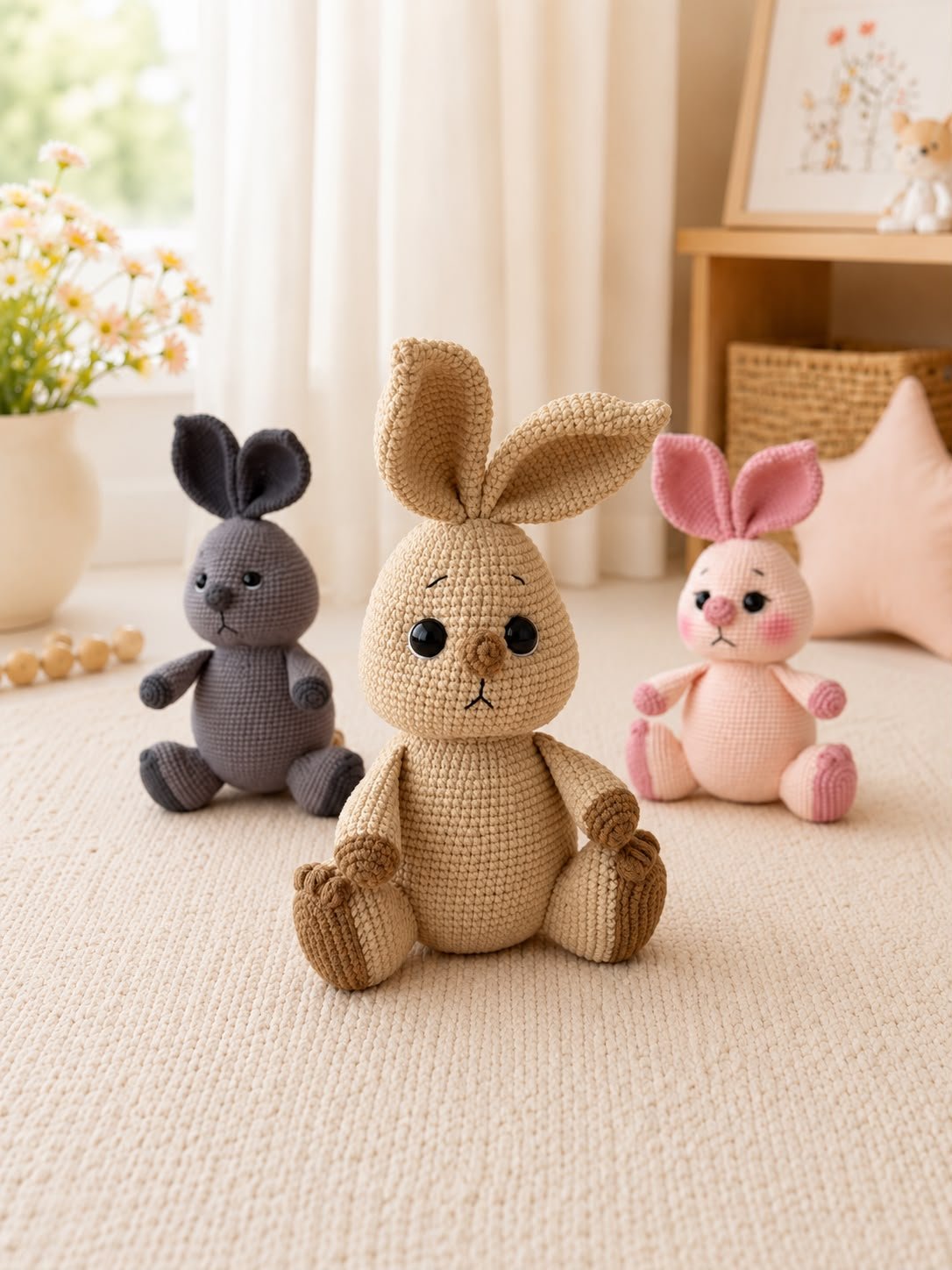Coelho Docinho em amigurumi