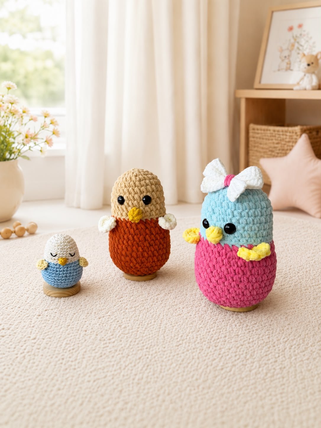 Passarinho Pinguinho em amigurumi